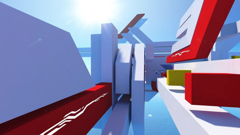 Abstract Geometric Structures — Red, Bright, Open