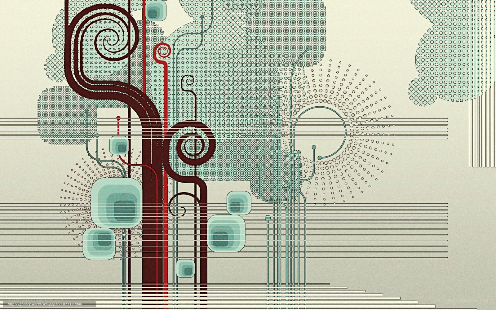 abstract geometric tree design