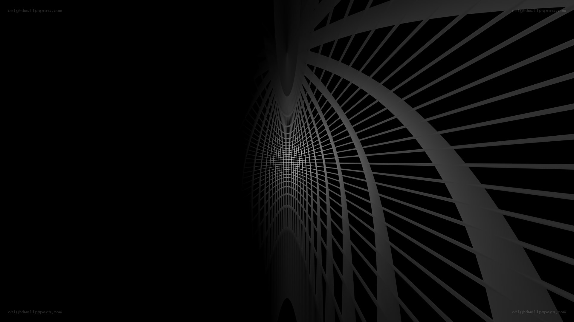 Abstract geometric tunnel