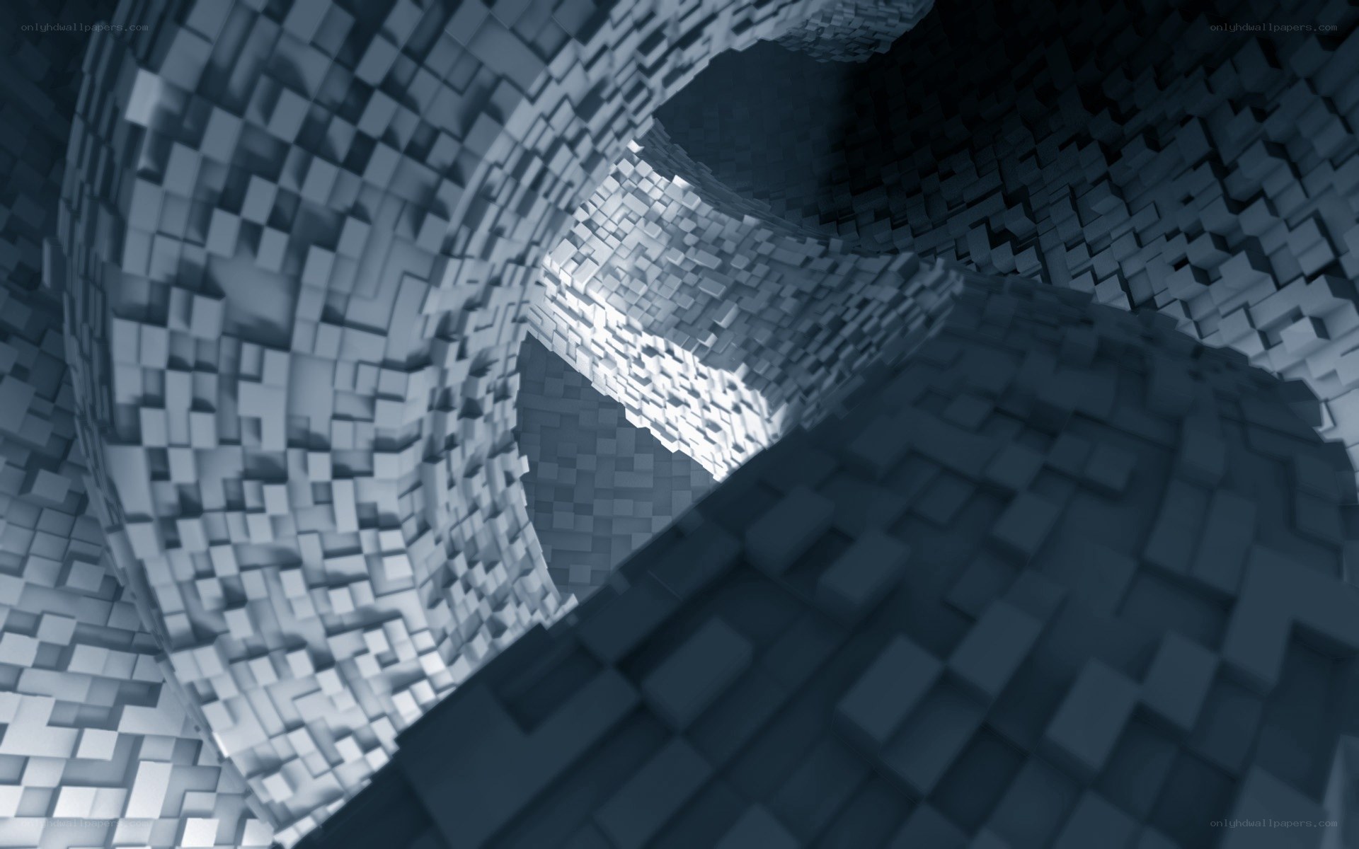 abstract geometric tunnel