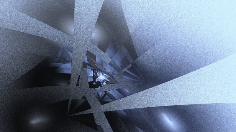 Abstract Geometric Tunnel — Gray
