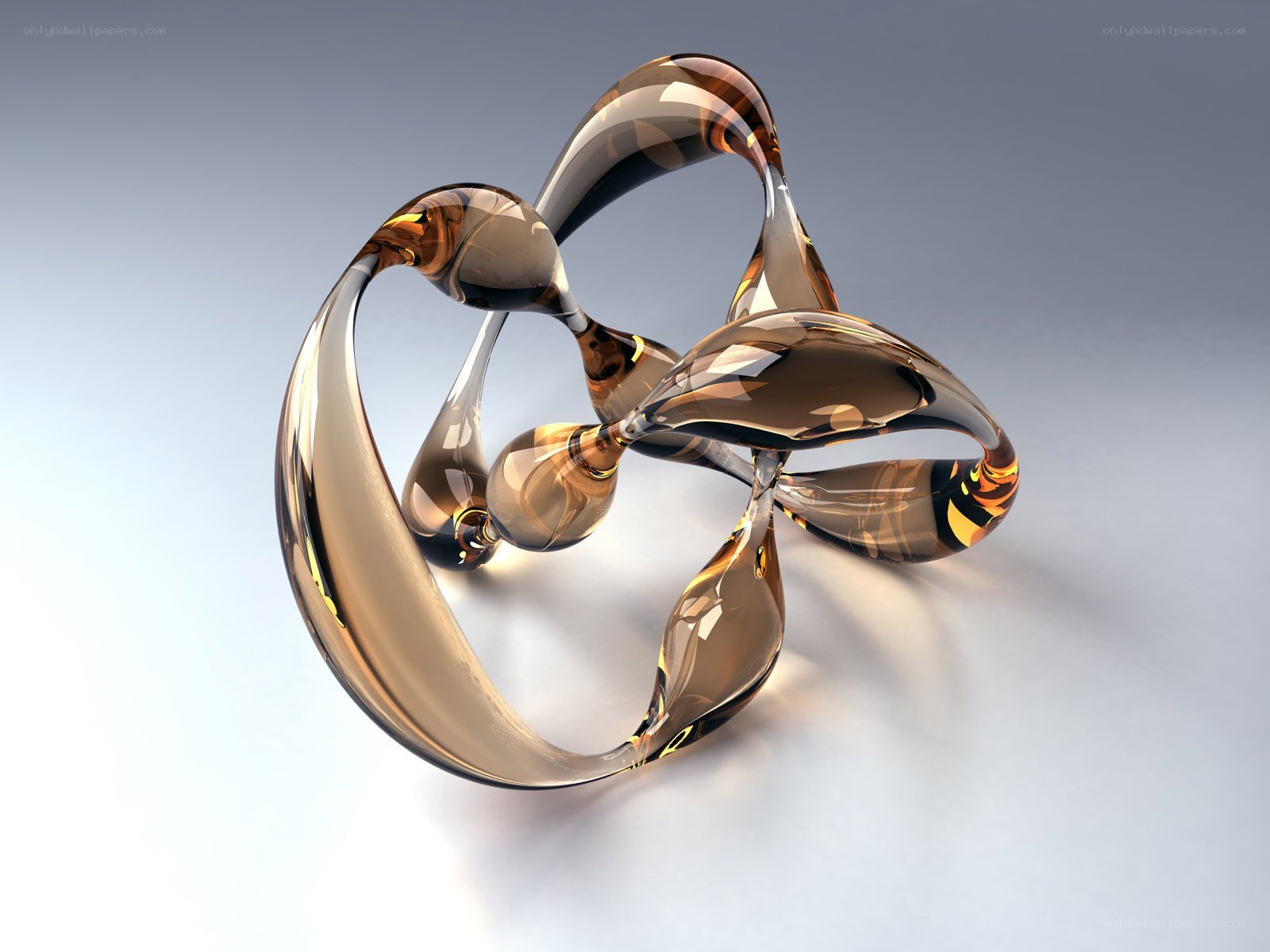 abstract glass sculpture