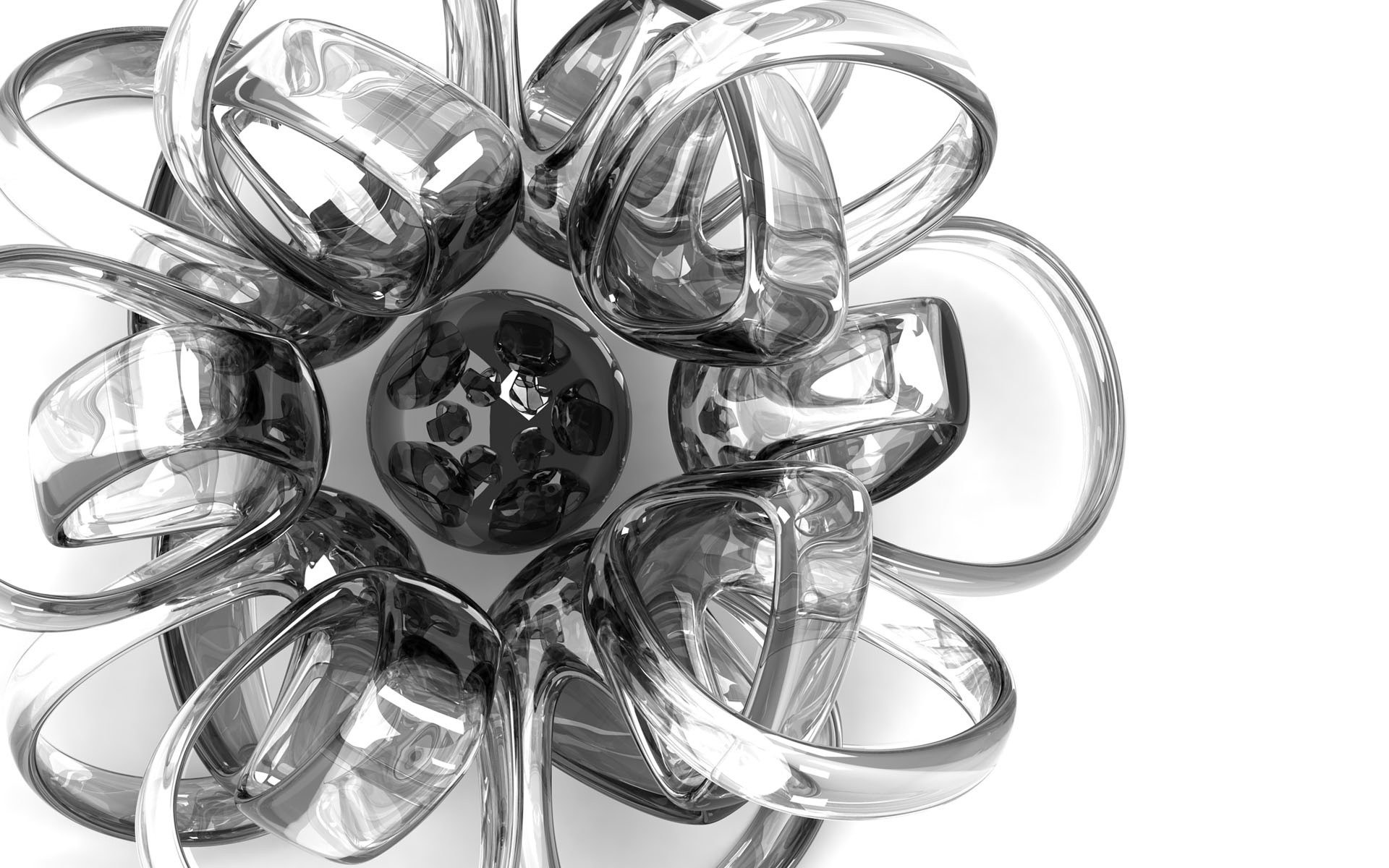 abstract glass sculpture