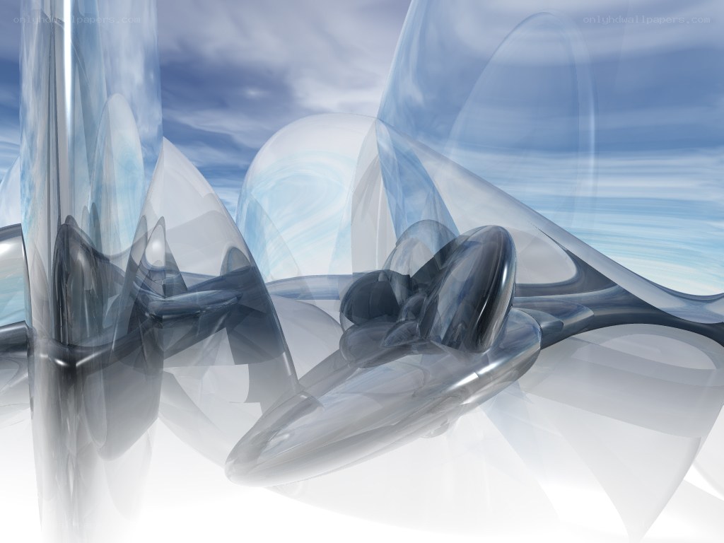 abstract glass sculpture
