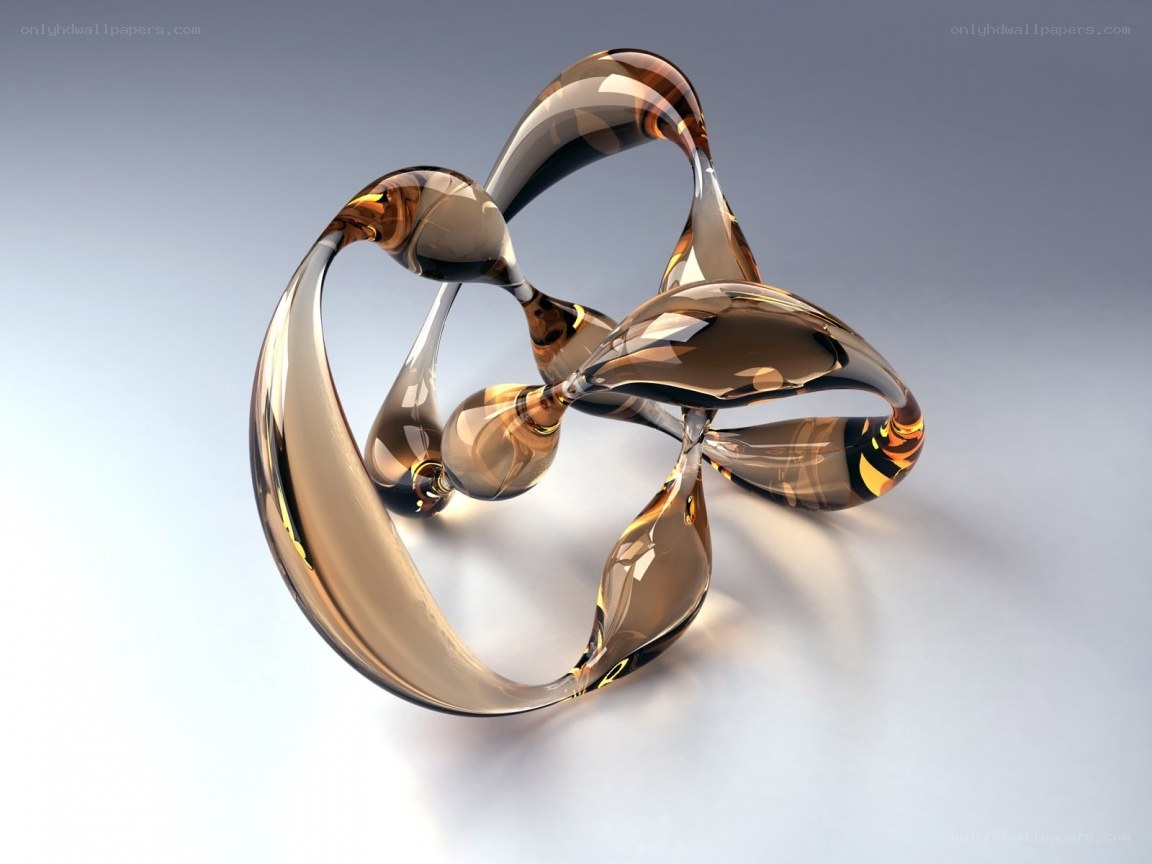 abstract glass sculpture