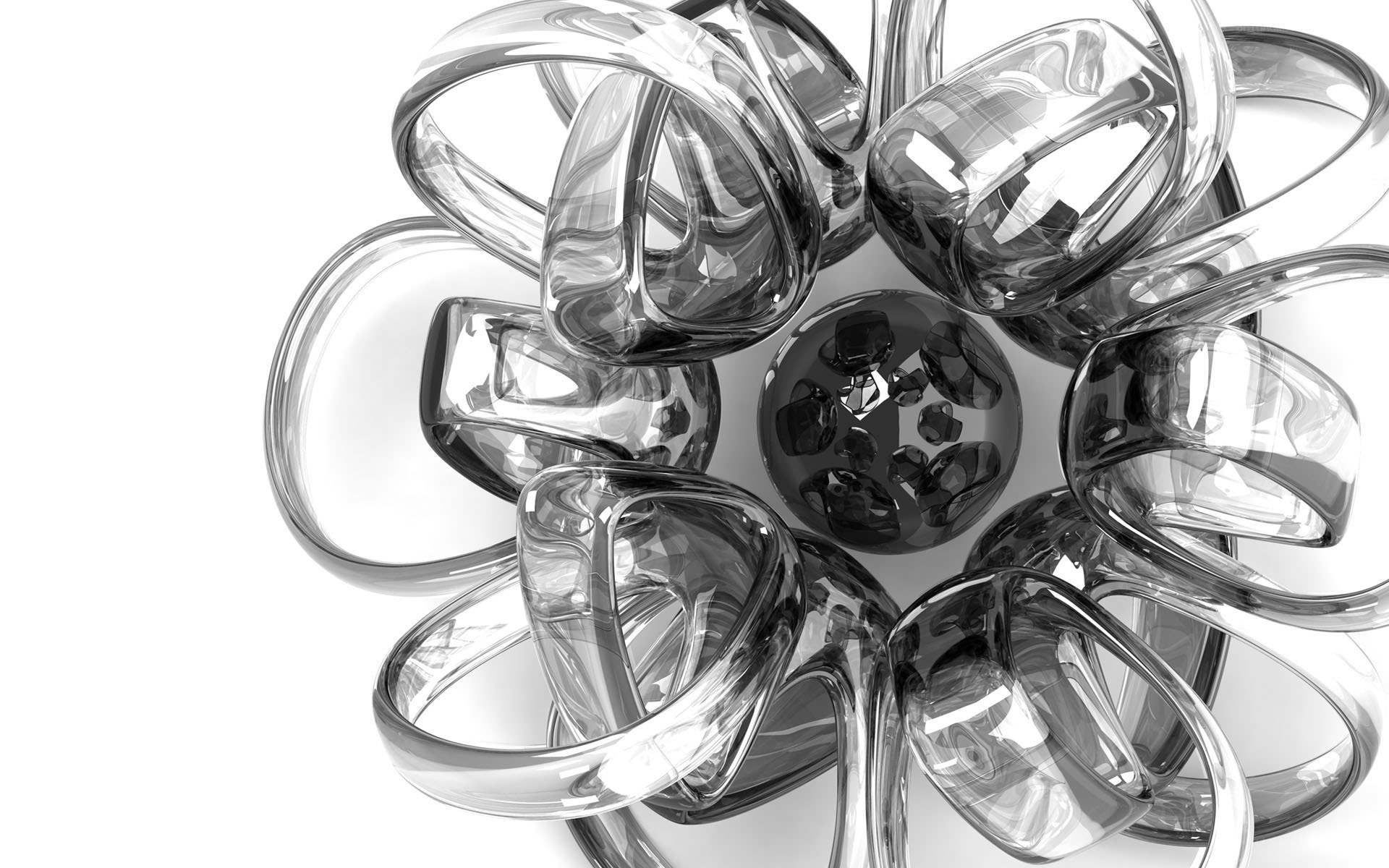 abstract glass sculpture