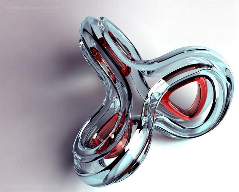 abstract glass sculpture