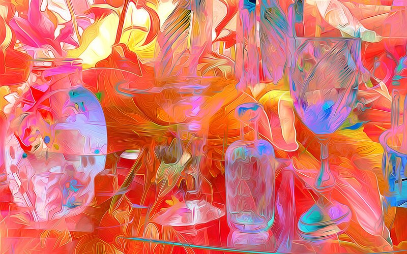 Abstract Glassware