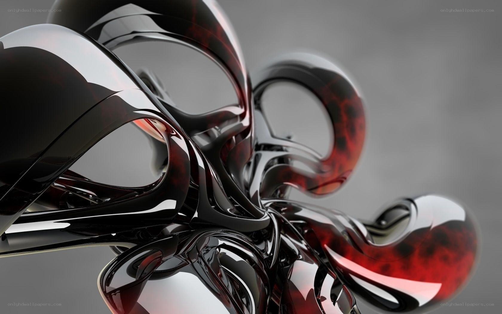 Abstract glossy sculpture