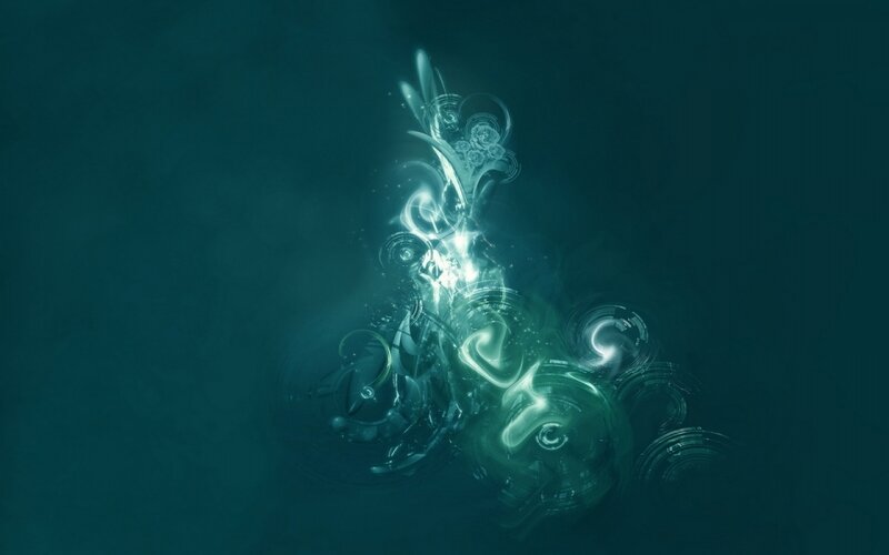Abstract glowing design