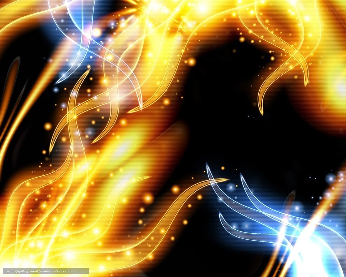 Abstract glowing energy waves