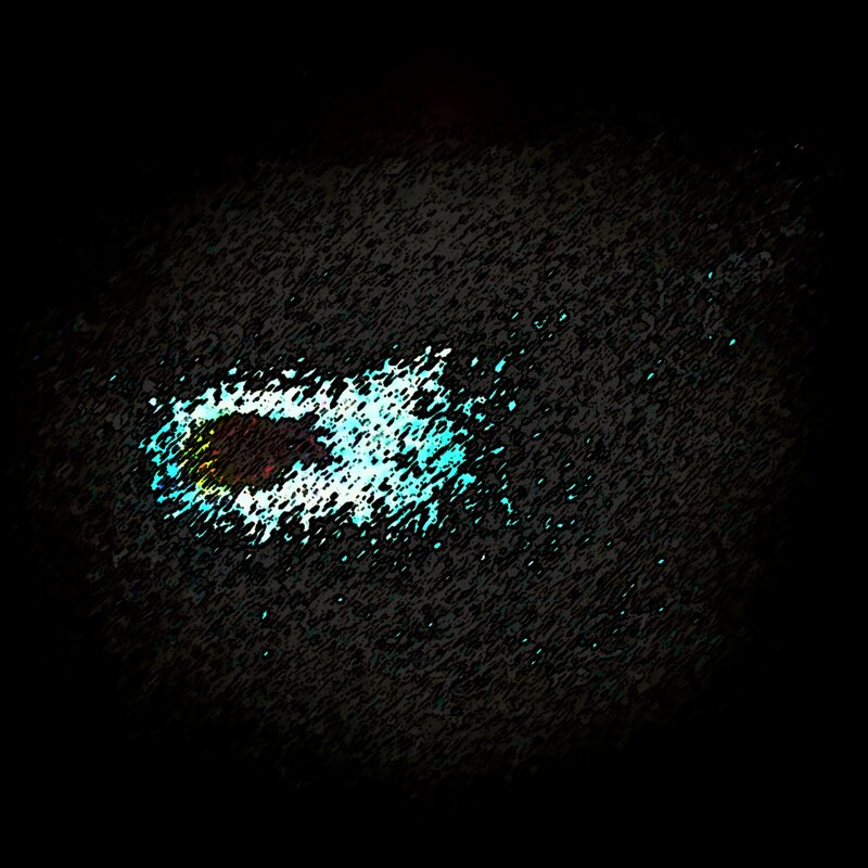 abstract glowing eye shape