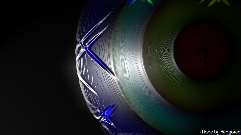 Abstract Glowing Eye