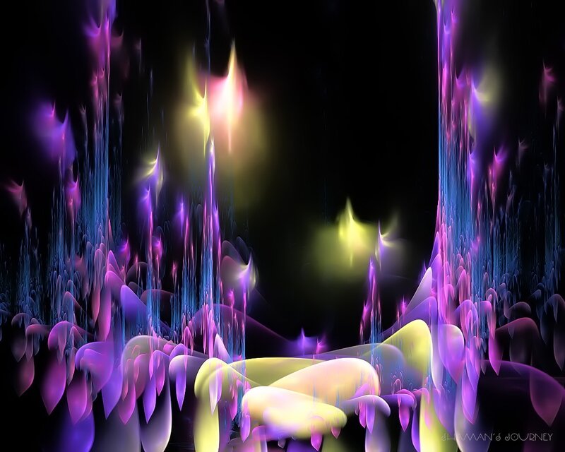 Abstract Glowing Formations
