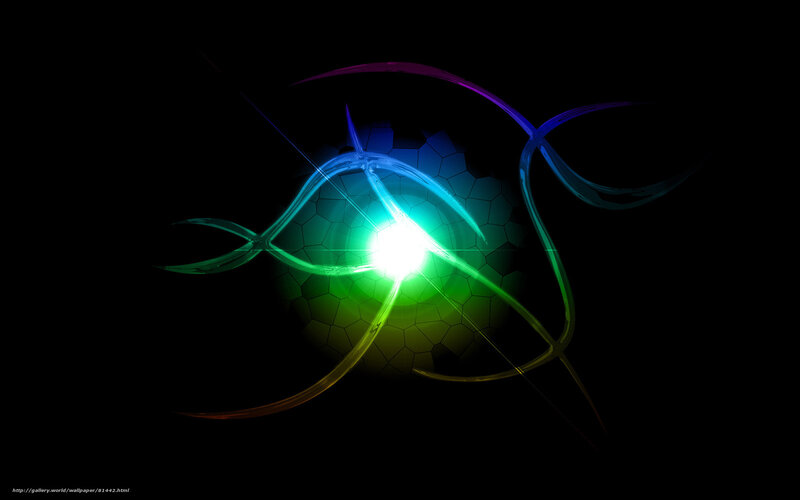 Abstract glowing light design