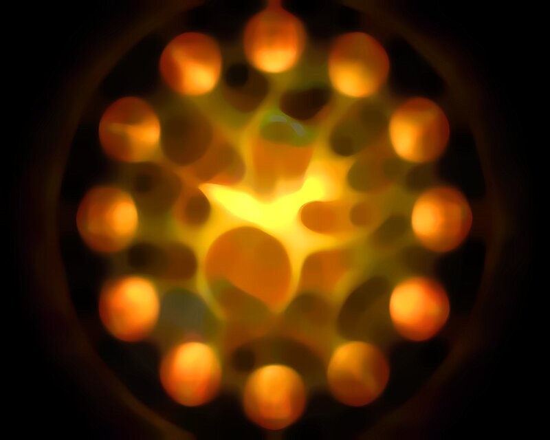 abstract glowing light pattern