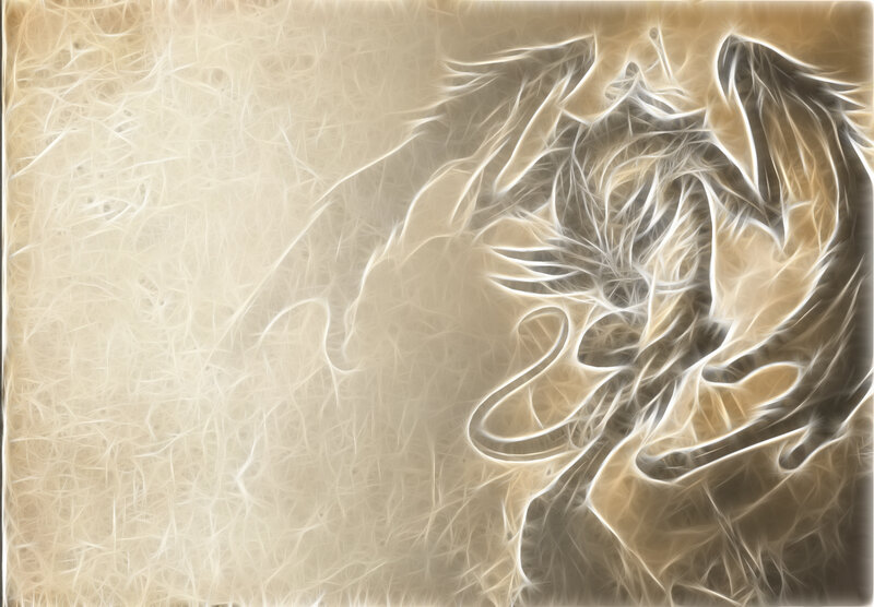 Abstract Glowing Lines — Beige