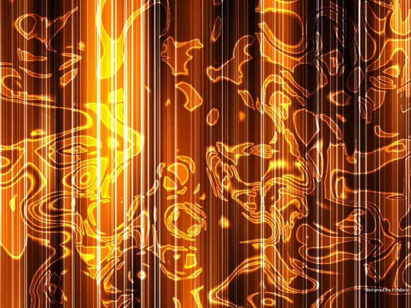 Abstract Glowing Lines — Orange, Energetic