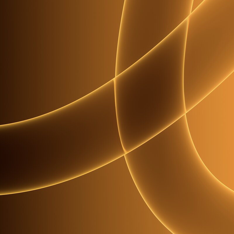 Abstract Glowing Lines — Orange