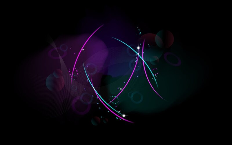Abstract Glowing Lines — Purple, Dynamic
