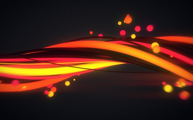 Abstract Glowing Lines — Red, Dynamic