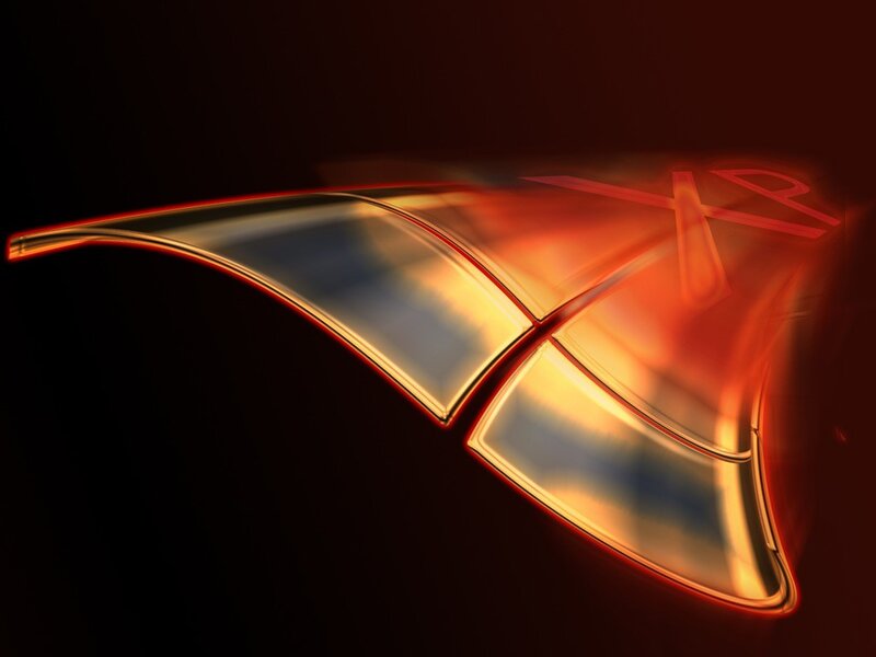 abstract glowing logo design