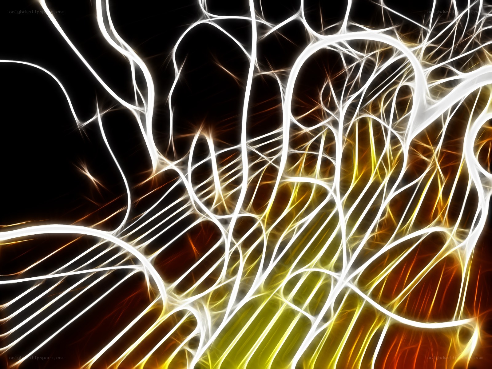 Abstract glowing network