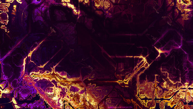 Abstract Glowing Pattern — Purple