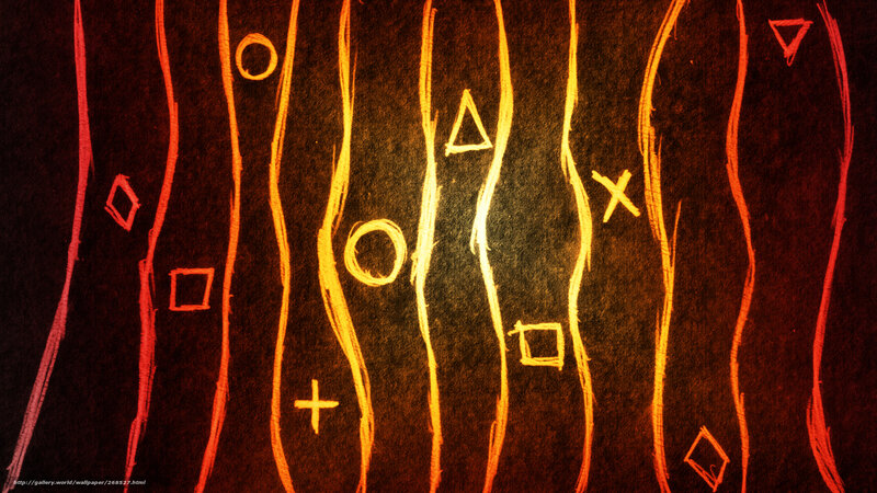 Abstract glowing shapes on dark background