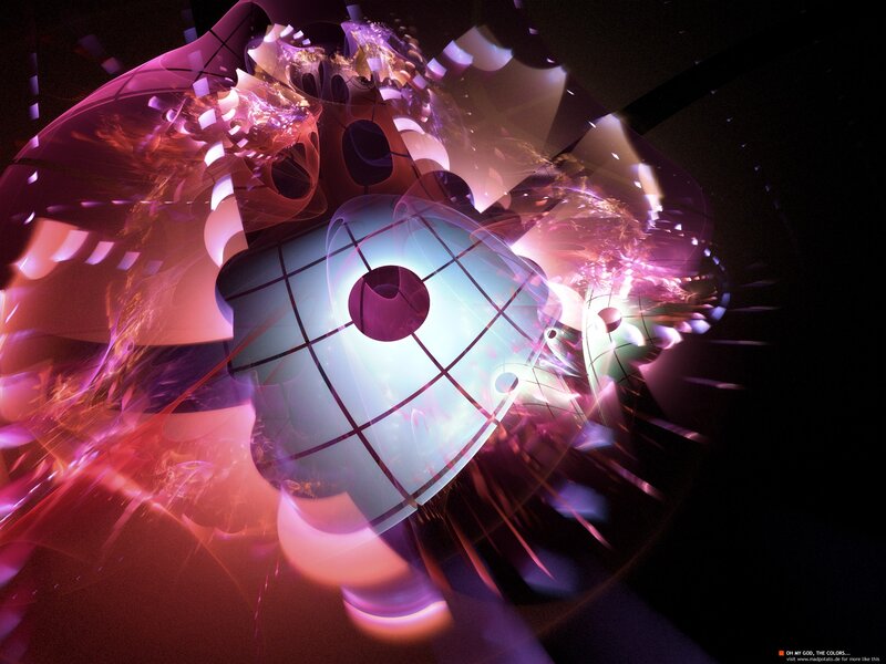 Abstract Glowing Sphere — Purple, Dramatic