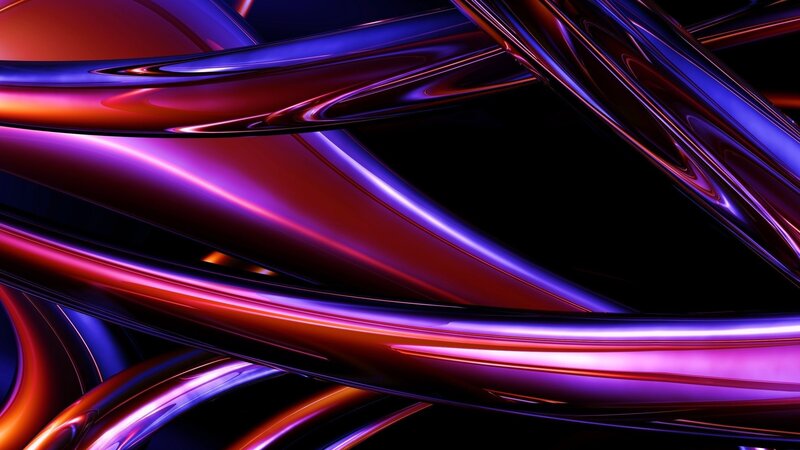 Abstract Glowing Tubes — Purple, Dynamic