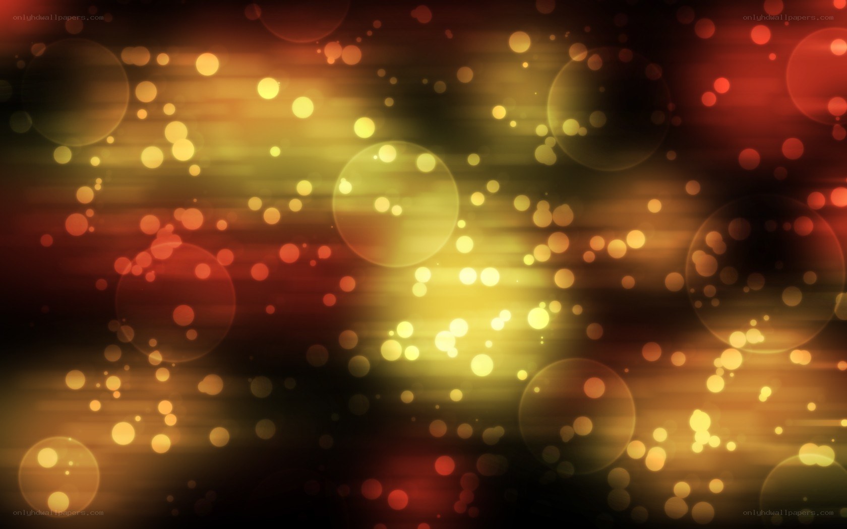 abstract golden bokeh background