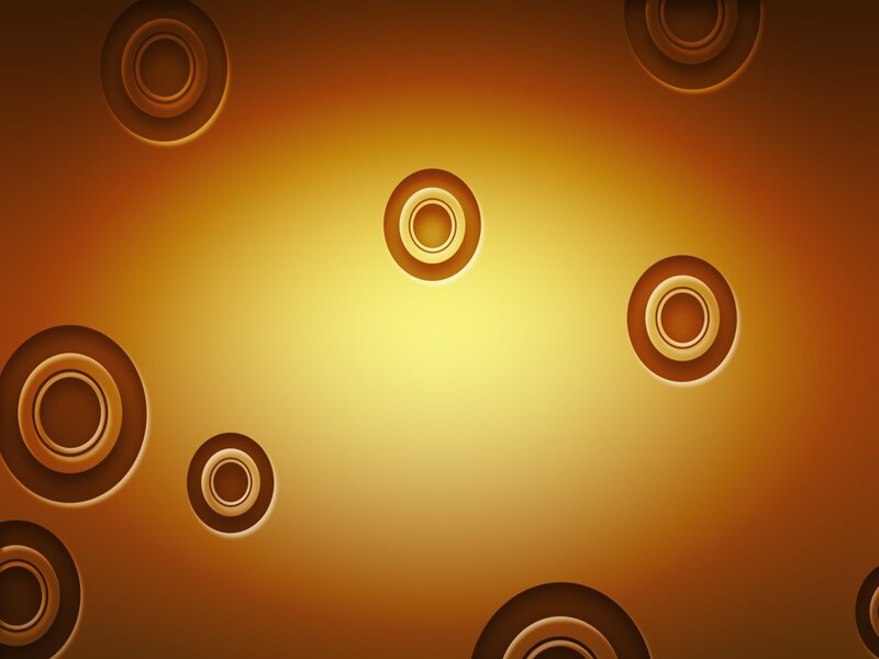 Abstract golden circles background