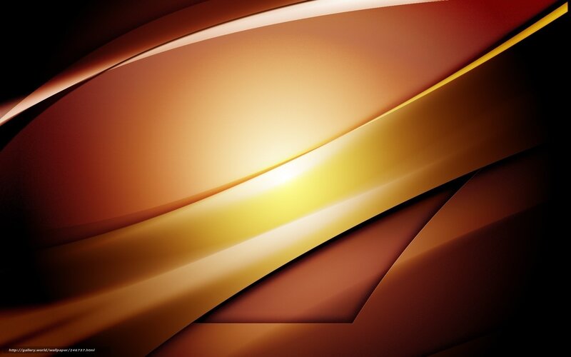 Abstract Golden Curves — Gold, Dramatic