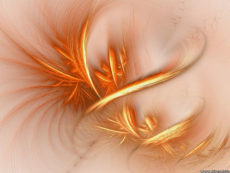 Abstract golden fractal design