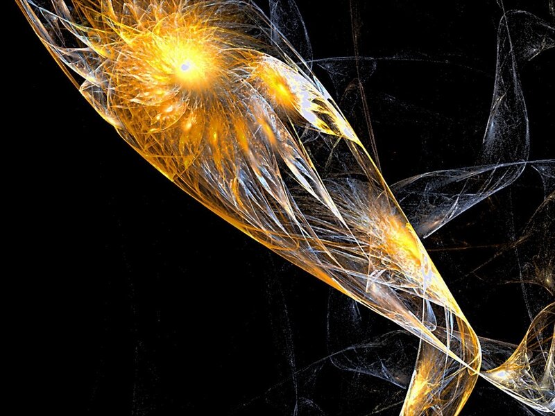 Abstract golden fractal energy