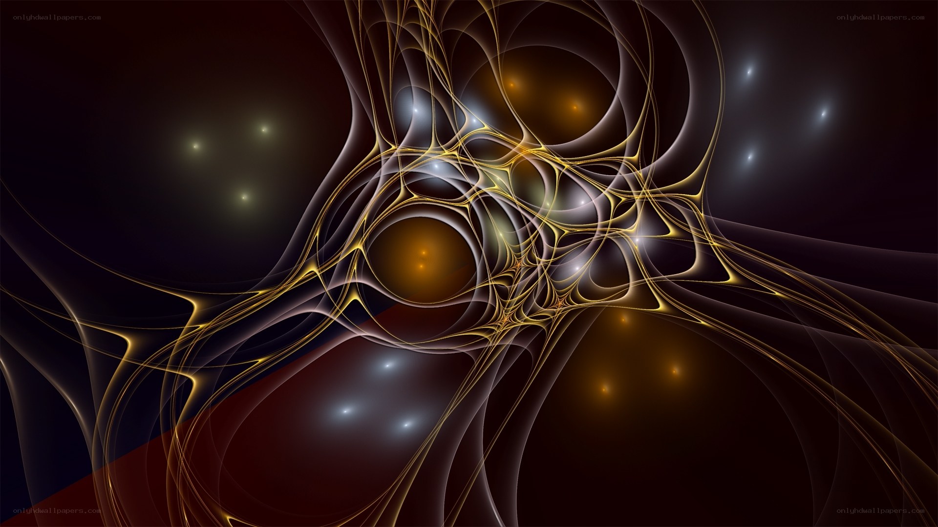 Abstract golden fractal network