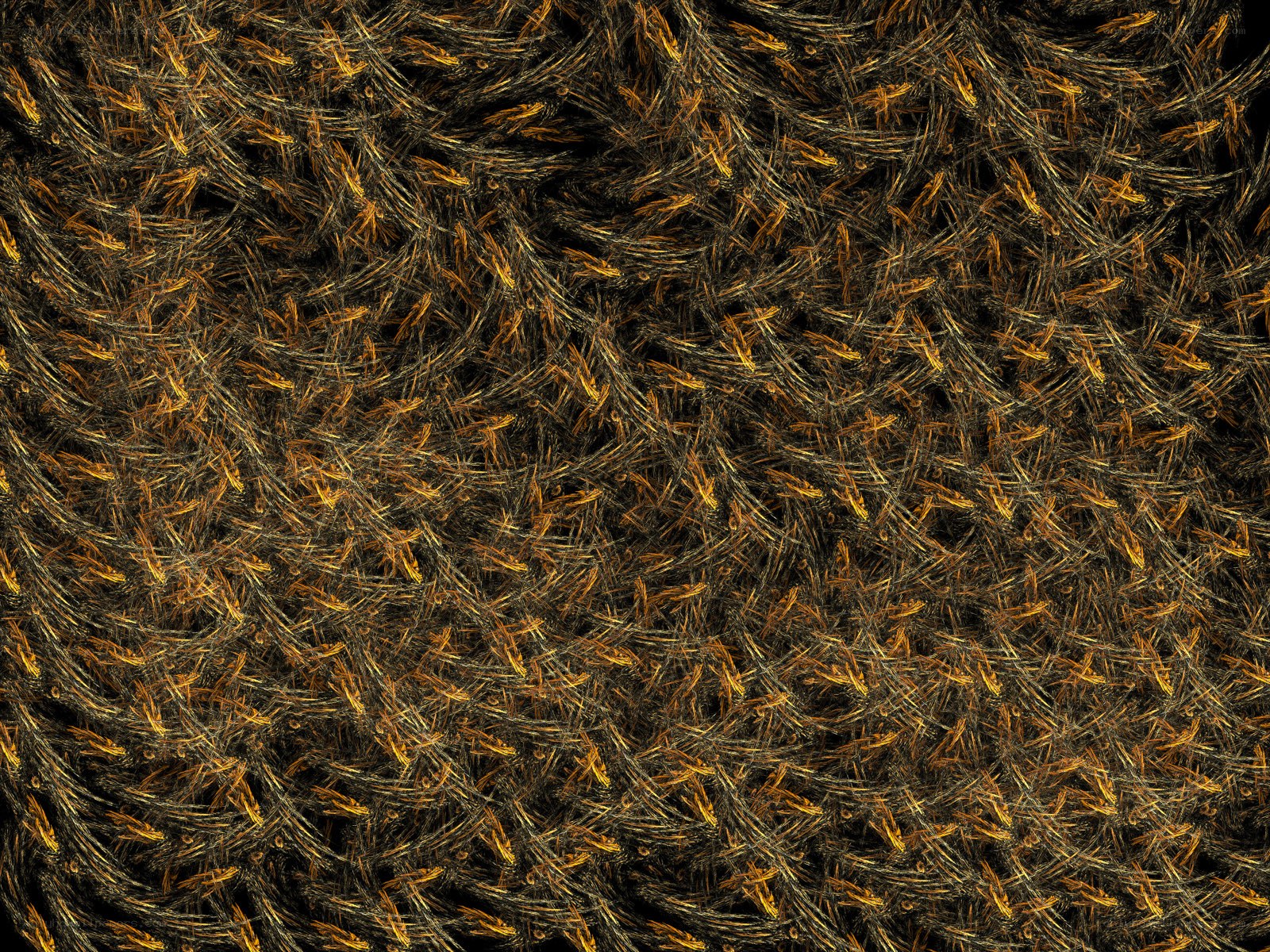 abstract golden fractal pattern