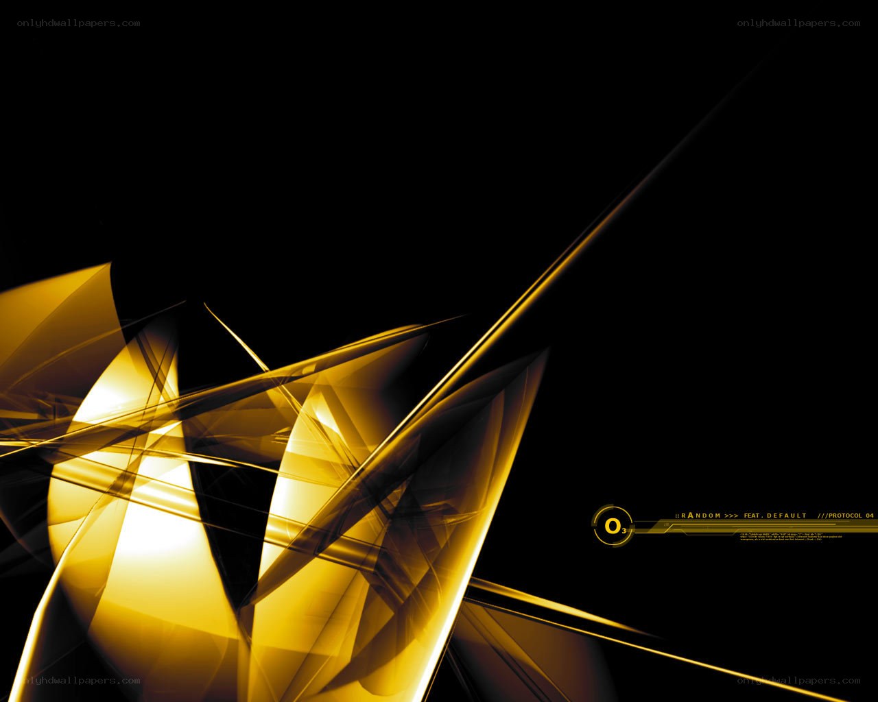 abstract golden geometric design