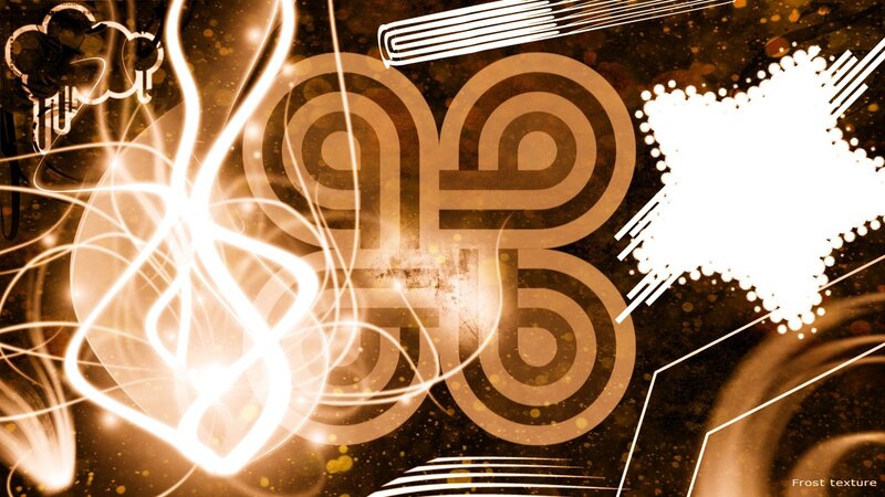 abstract golden light design