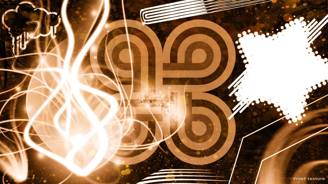 abstract golden light design