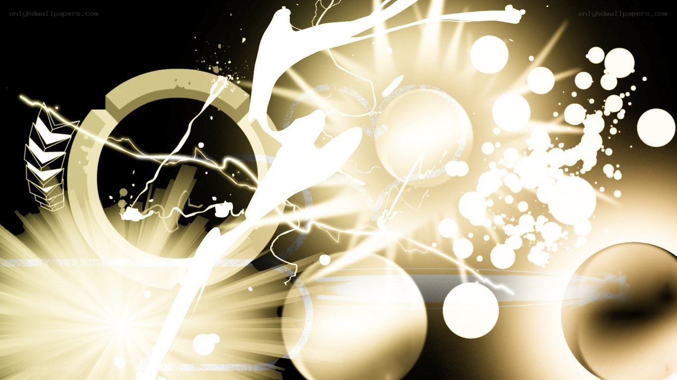 abstract golden light explosion