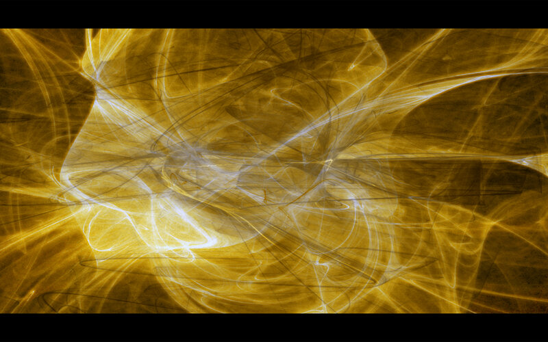 Abstract golden light patterns
