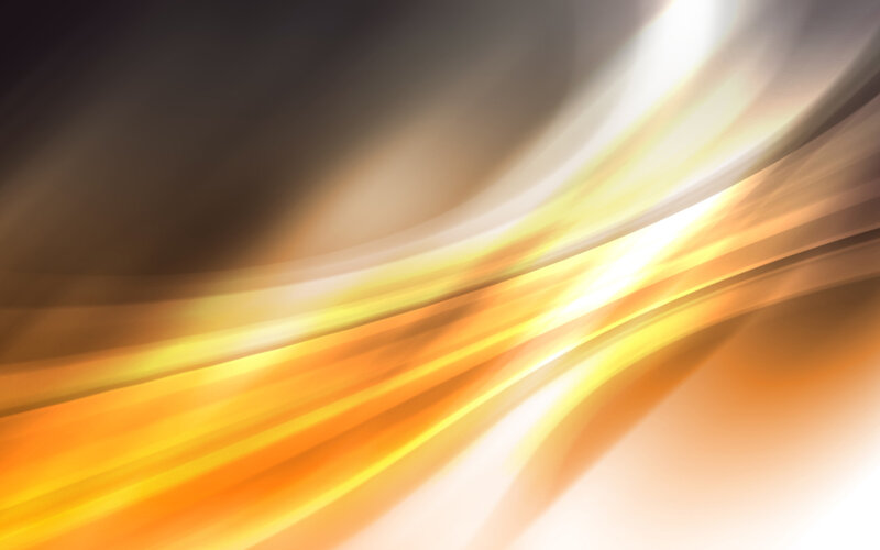 Abstract golden light streaks