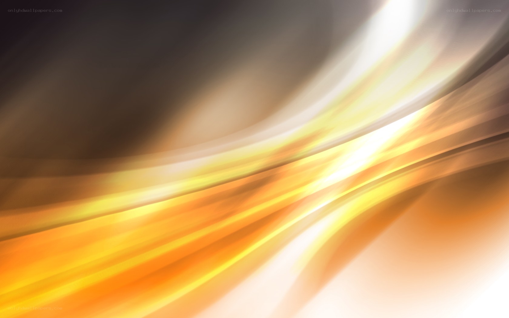 Abstract golden light streaks