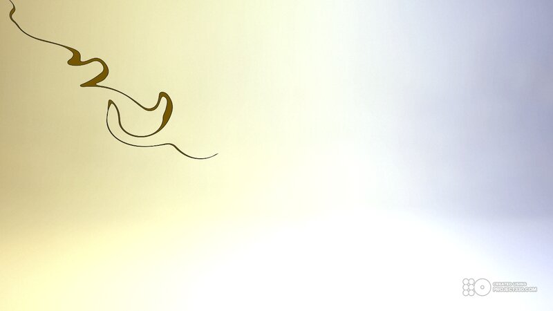 Abstract Golden Line