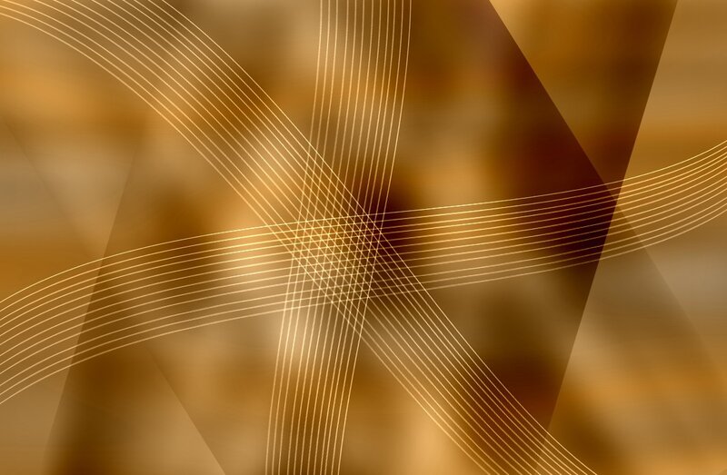 Abstract Golden Lines — Gold