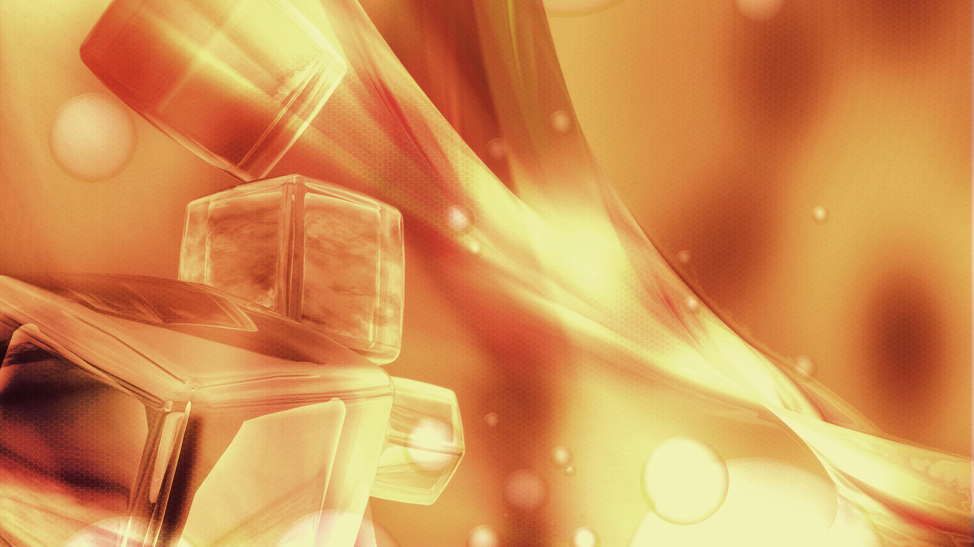 abstract golden liquid flow