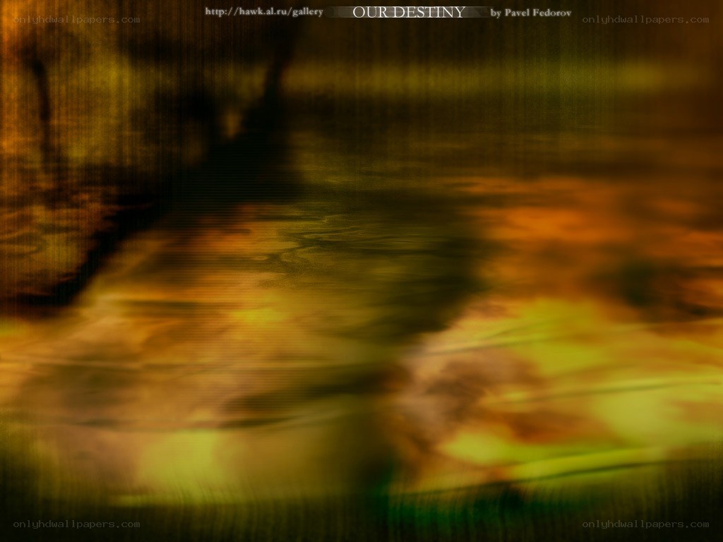 Abstract golden motion blur