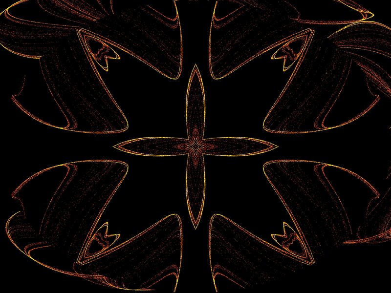 Abstract Golden Pattern — Gold, Mystical